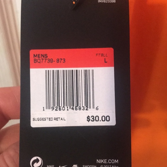 Tennessee Volunteers “Go Vols” Nike Dri-Fit Orange T-Shirt New with Defects L - Picture 13 of 13